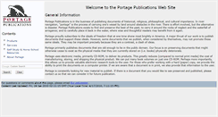 Desktop Screenshot of portagepub.com