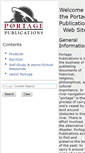 Mobile Screenshot of portagepub.com