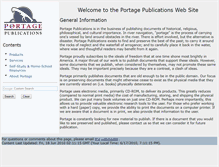 Tablet Screenshot of portagepub.com